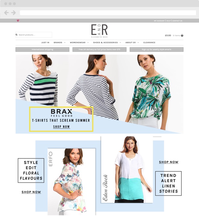We build beautiful Shopify e-commerce  Fashion websites
